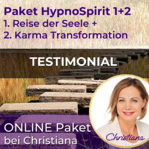 HypnoSpirit Paket - 1+2 bei Christiana als Testimonial