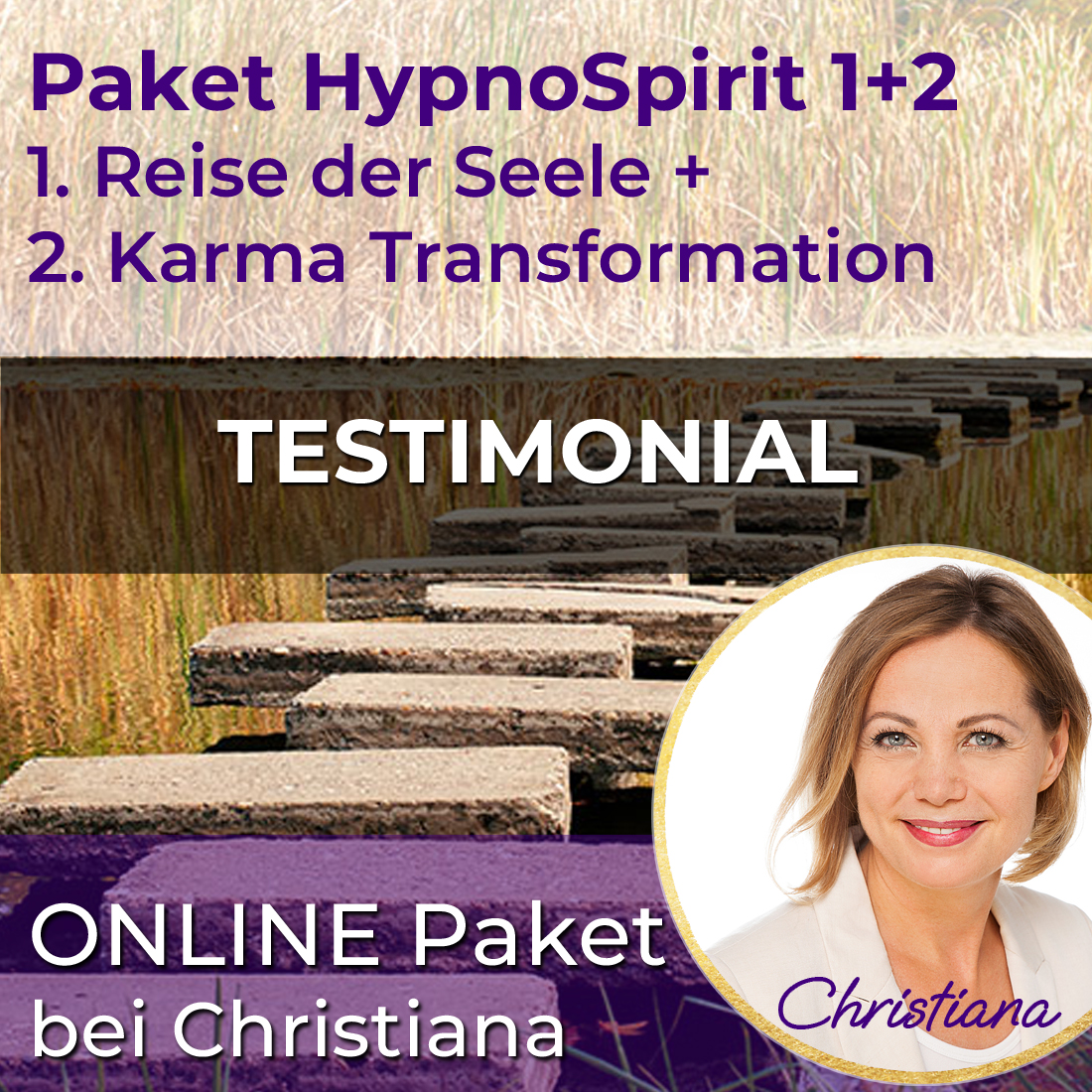 HypnoSpirit Paket - 1+2 bei Christiana als Testimonial